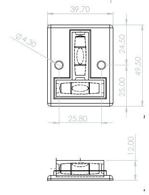 2 Axis Levels 2AL-T50 size