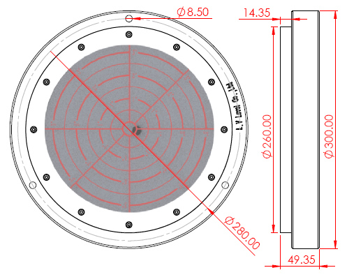 Subsea Bullseye Levels SBL5886-3 size